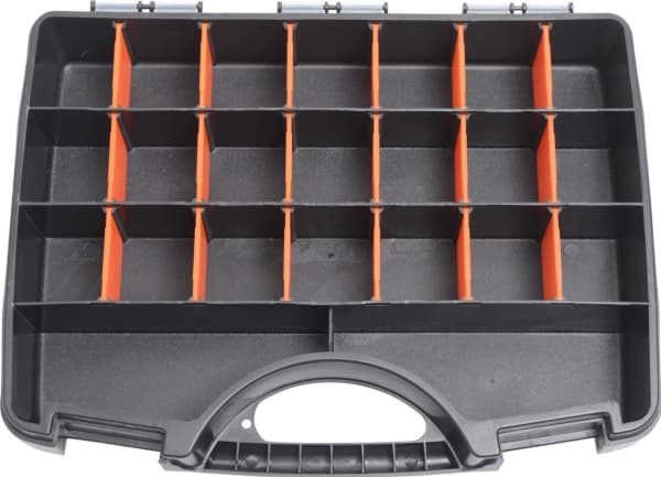 Boxer® sorteringslåda med 21 fack 31 x 24 x 5 cm.