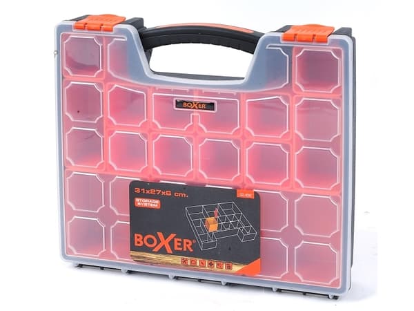 Boxer® sortimentsboks med 15 flytbare kasser 31 x 27 x 6 cm.