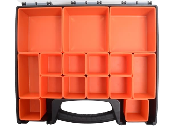 Boxer® sortimentsboks med 15 flytbare kasser 31 x 27 x 6 cm.