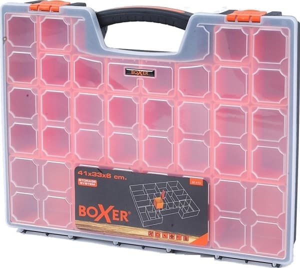 Boxer® sorteringslåda med 22 flyttbara lådor 41 x 33 x 6 cm