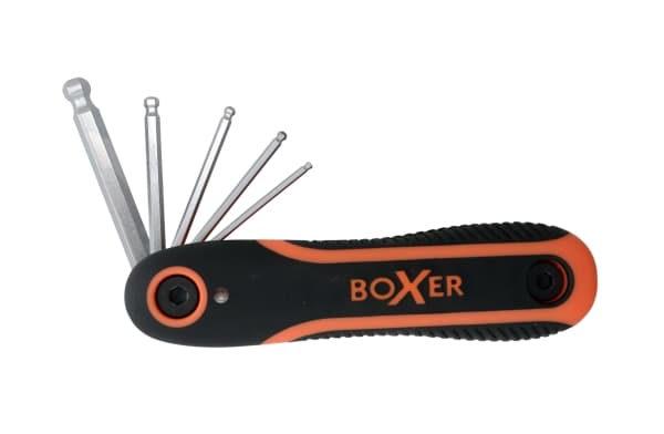 Boxer® unbrakonøgler med kuglehoved 8 i 1 krom-vanadium