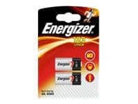 Energizer 123 Lithium, Kertakäyttöinen akku, CR123A, Litium, 3 V, 2 kpl, Musta, Harmaa
