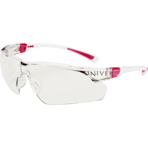 Univet 506UP 506U-03-02 Skyddsglasögon inkl. anti-fogskydd, inkl. UV-skydd Vit, Rosa EN 166 DIN 166