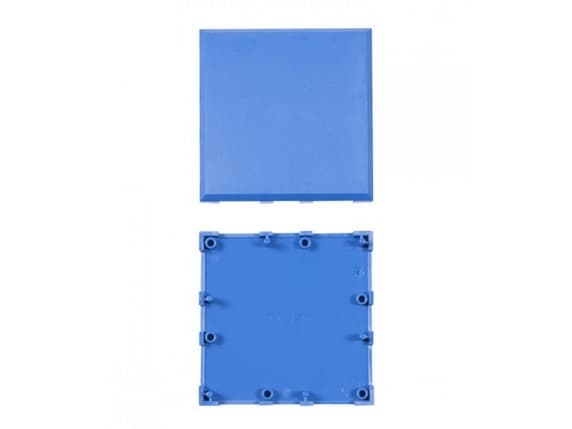 ALLNET BrickRknowledge-muovialusta 2x2 sininen ylä- ja alapuoli 10-pack 10 kpl
