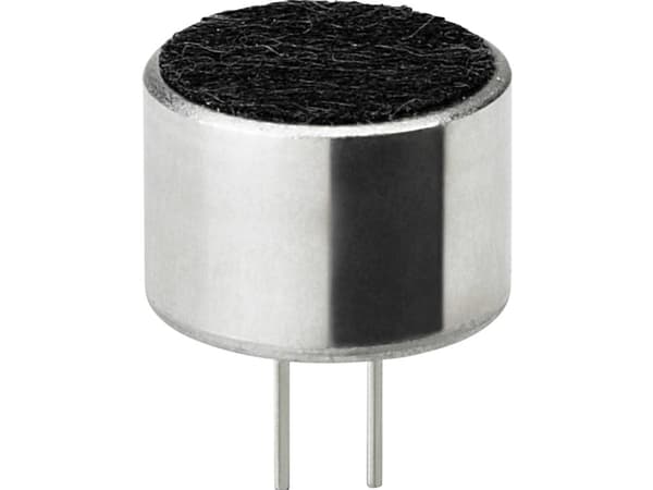 Monacor 0233660 Mikrofon-kapsel 1.5 - 10 V Frekvensområde=50 Hz - 16000 Hz