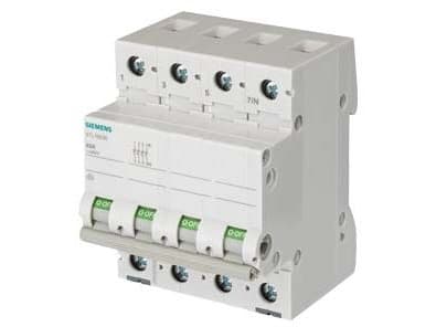 Grå 63 A 3 x afbryder Siemens 5TL16630