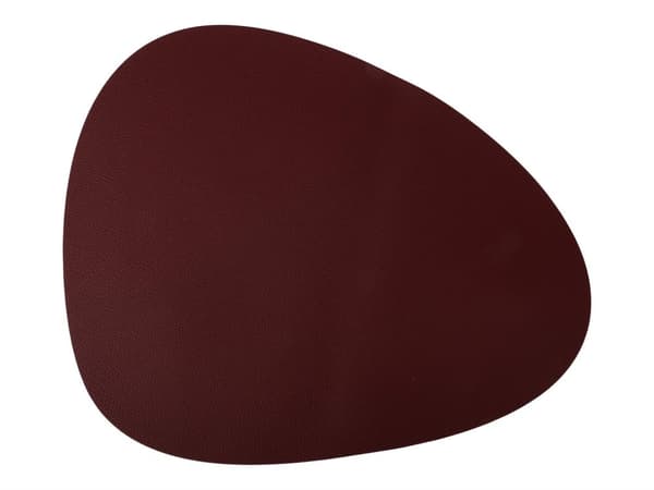 FORM Living Underlag læder look ox blodrød 40x33 cm 4-pakning