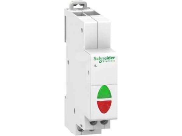 SCHNEIDER ELECTRIC Signallampa iIL Röd+grön LED 110-230VACestimatedto 100.000tBredd18mm