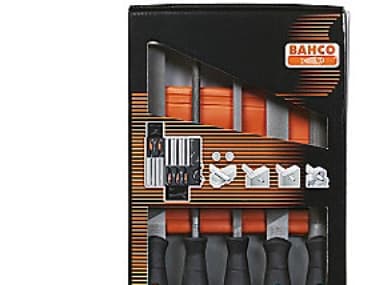 Bahco 1-478-08-1-2, Viilapakkaus, Litteä kansio, Puolipyöreä viila, Pyöreä viila, Nelikulmainen viila, Keskikarkea pinta, Musta, Oranssi, 900 g, 20 c