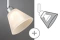Miniatyrbilde 2 av 5: Paulmann DecoSystems, Soverom, Innendørs, Hvit, Glass, Konisk, 80 mm