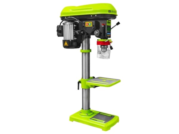 Zipper ZI-STB16T, Søyleboremaskin for benkmontering, Sort, Grønn, 420 RPM, 2700 RPM, 1,6 cm, 80 dB