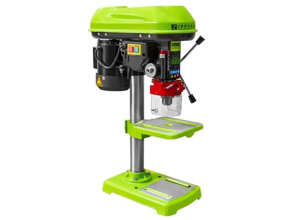 Zipper ZI-STB13T, kolonnborrmaskin, svart, grön, 420 rpm, 2700 rpm, 1,3 cm, 82 dB