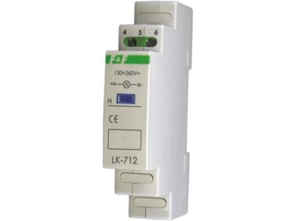 F&amp;F Modulär lampa 1-fas grön 30-130V AC/DC (LK-712G 30-130V)