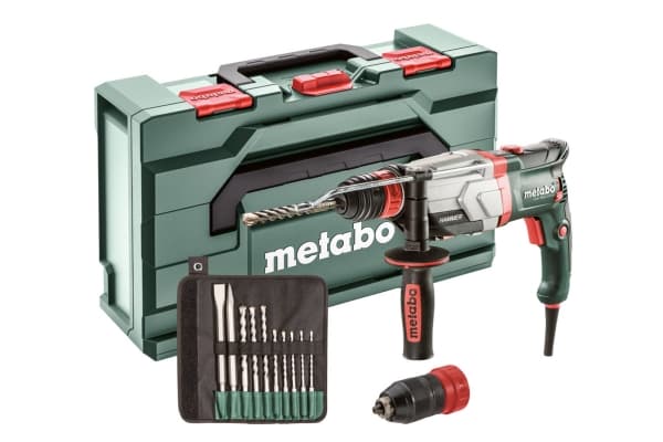 Metabo UHEV 2860-2 QUICK Set - Borehammer - 1100 W - 2-trinns - 3 moduser - SDS-pluss 50 mm - 3,4 Joule