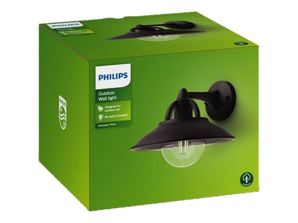 Philips myGarden Seinävalaisin, Seinävalaistus ulkotiloihin, Musta, Alumiini, I, Nykyaikainen, Nykyaikainen