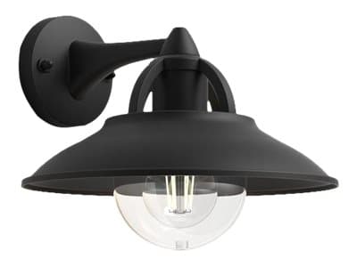 Philips myGarden Cormorant - Vegglampe - 1 sokkel - E27 - svart Sort