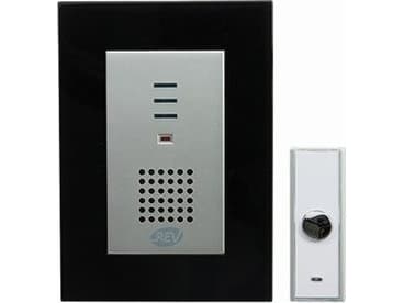 REV 0046830, Silver, IP20, IP44, Trådlös, 434 MHz, 100 m, Batteri