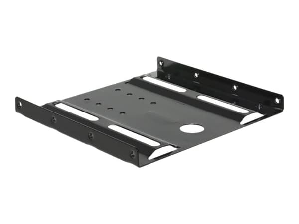 Delock Installation Frame - Uttagbar harddiskramme - fra 3,5" til 2,5" - svart