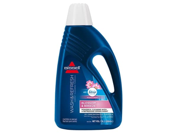 BISSELL Wash & Refresh Blossom & Breeze Febreze - Renser / luktfjerner - flaske - 1.5 L - refreshing spring scent - konsentrert - blå