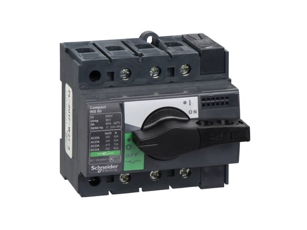 Schneider Electric 28904, Rullakytkin, 3P, Langallinen, Musta, Harmaa, IP40, Pölynkestävä