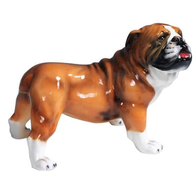 Porslinsfigur Bulldog