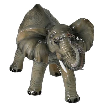 Porslinsfigur Elefant Stor