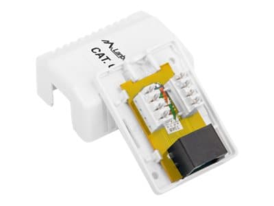 Lanberg - Overflatemonteringsboks for nettverk - CAT 6 - UTP - RJ-45 - hvit