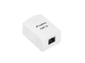 Miniatyrbilde 5 av 5: Lanberg - Overflatemonteringsboks for nettverk - CAT 6 - UTP - RJ-45 - hvit