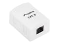 Miniatyrbilde 2 av 5: Lanberg - Overflatemonteringsboks for nettverk - CAT 6 - UTP - RJ-45 - hvit