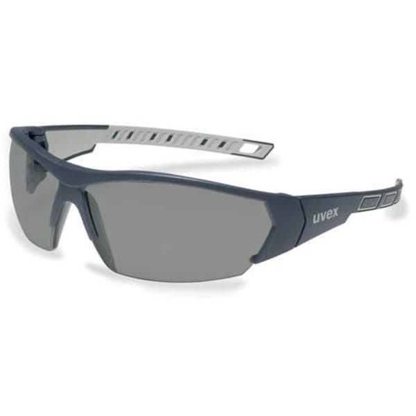 uvex i-works 9194270 Skyddsglasögon inkl. UV-skydd Antracit, Grå