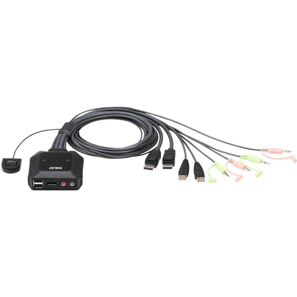ATEN CS22DP-AT KVM-switch Display-Port 4096 x 2160 Pixel
