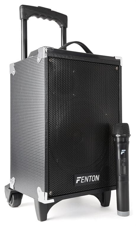 8" Aktiv högtalare med batteridrift -Perfekt sång- och karaokehögtalare Fenton ST050 Portable Sound System 8"
