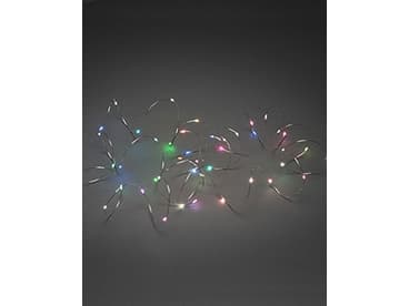 Konstsmide 6330-590, 50 lamppua, LED, Vaihtuva, Sisätila, Hopea, 4.5 V
