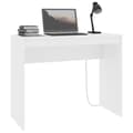 Miniatyrbild 3 av 8: vidaXL Skrivbord vit 90x40x72 cm konstruerat trä