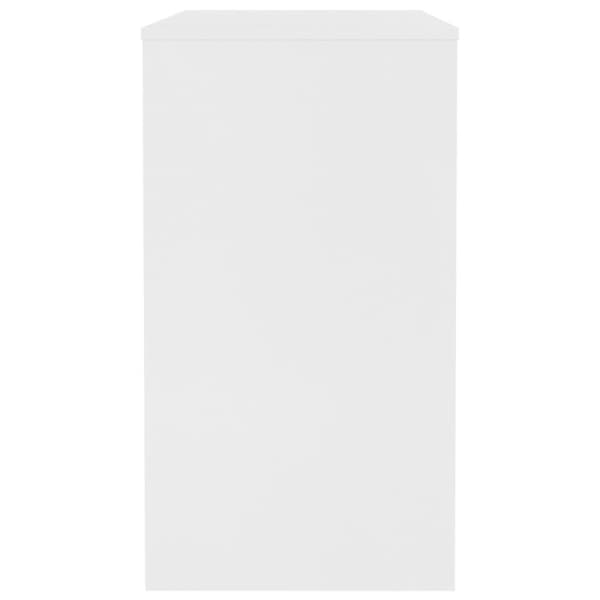 vidaXL Skrivbord vit 90x40x72 cm konstruerat trä