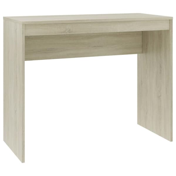 vidaXL Skrivebord sonoma eik 90x40x72 cm konstruert tre