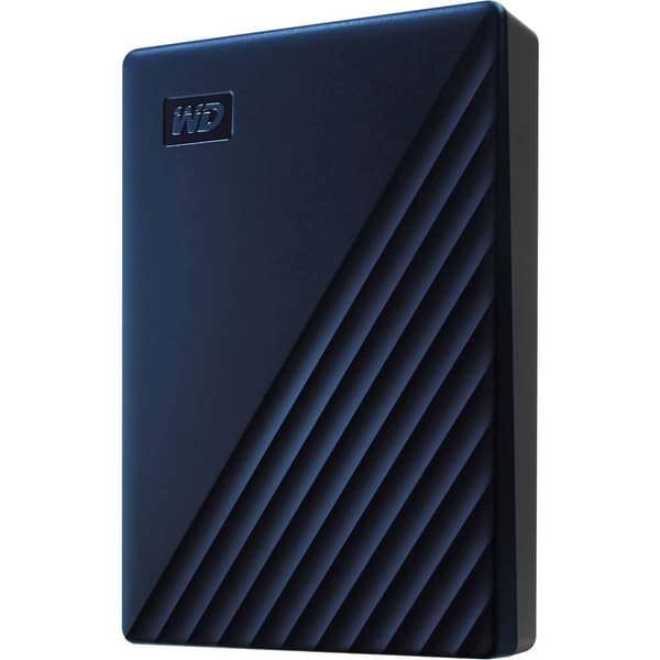 WD My Passport for Mac 4 TB Extern hårddisk 2.5 USB-C® Blå WDBA2F0040BBL-WESN