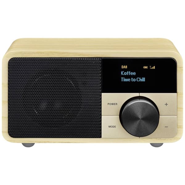 Bordsradio Sangean Genuine Mini DDR-7 DAB+, FM Trä