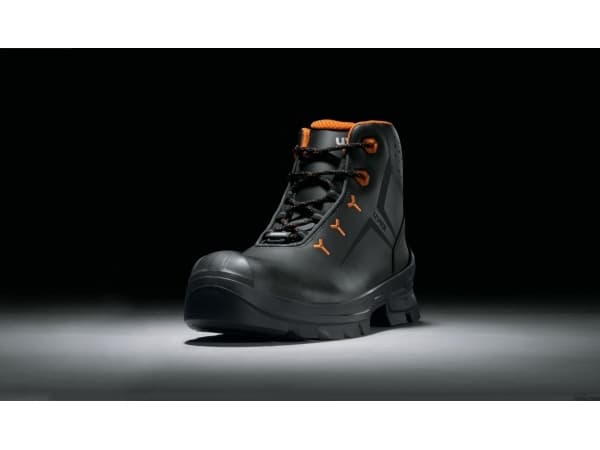 Uvex 2 MACSOLE, Unisex, Voksen, Vernestøvler, Sort, Oransje, A, E, ESD, FO, HI, HRO, P, S3, SRC, WRU, Lisselukking