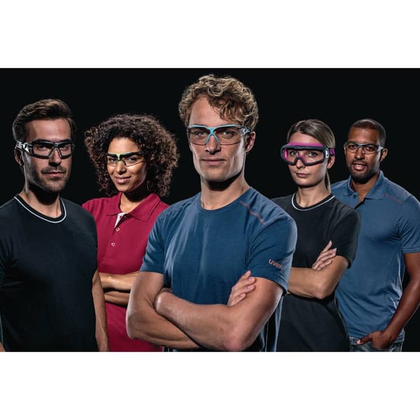 uvex i-works 9194365 Skyddsglasögon Antracit, Gul