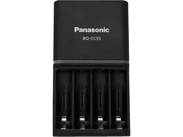 Panasonic eneloop Smart & Quick BQ-CC55 - 1,5 - 3 t batterilader - (for 4xAA/AAA)