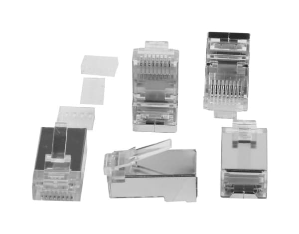 TP-kontakt TP, S-UTP, CAT6/CAT6A, 100-pack, utan genomföring, med gängkam, Synergy21