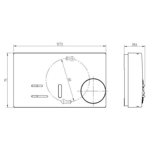 Eberle 517720351100 KLR-E 7203 Rumstermostat Utanpåliggande Uppvärmning/kylning 1 st