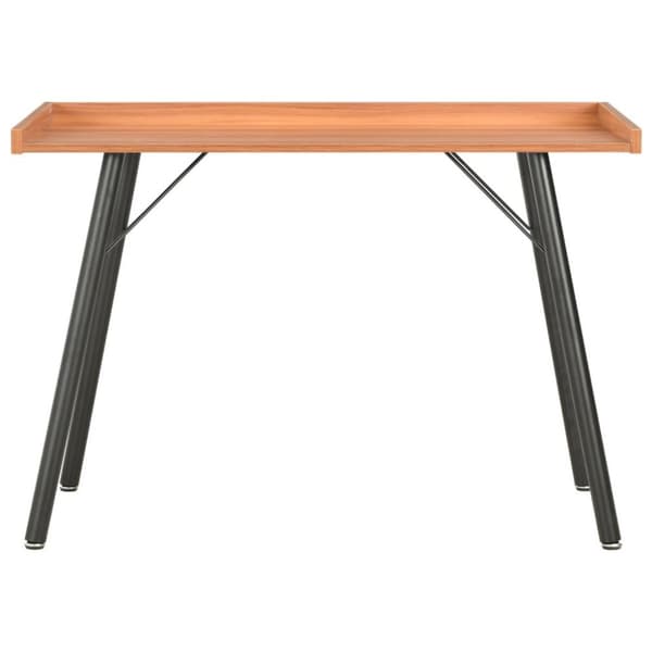 vidaXL skrivebord 90x50x79 cm brun
