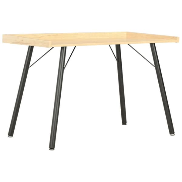 vidaXL skrivebord 90x50x79 cm egetræsfarve