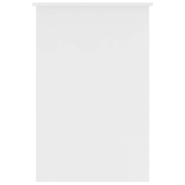 vidaXL Työpöytä valkoinen 100x50x76 cm lastulevy