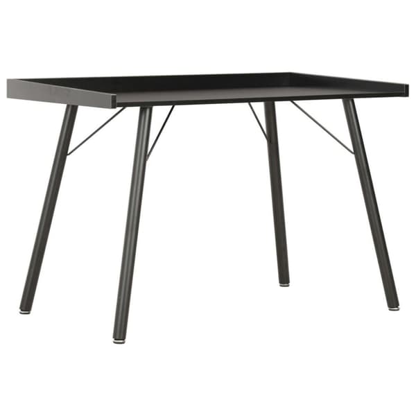 vidaXL skrivebord 90 x 50 x 79 cm sort