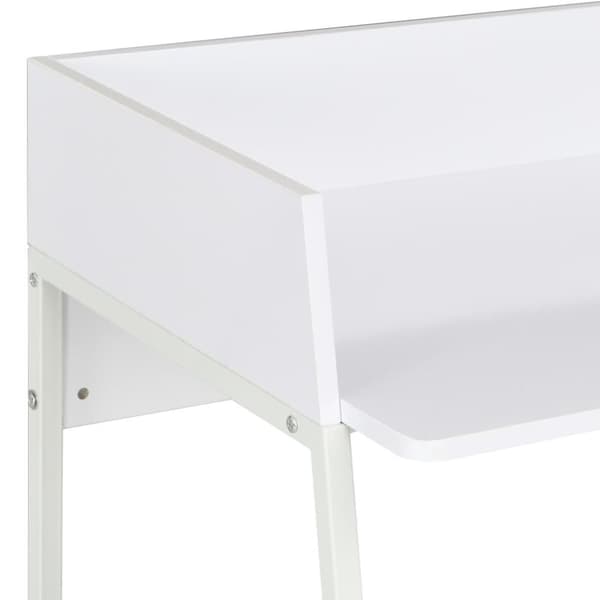 vidaXL skrivebord 90x60x88 cm hvid