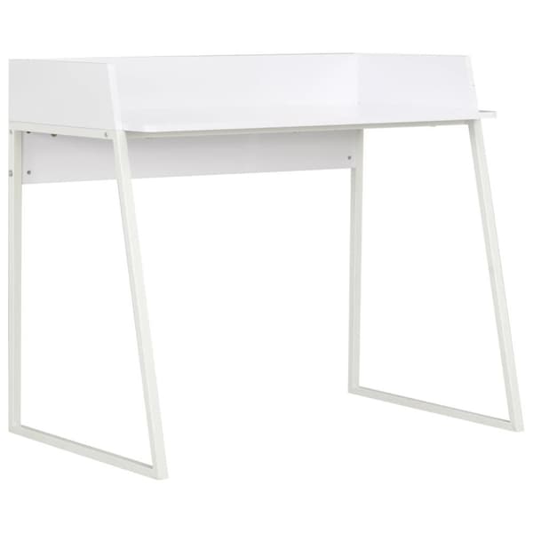 vidaXL skrivebord 90x60x88 cm hvid