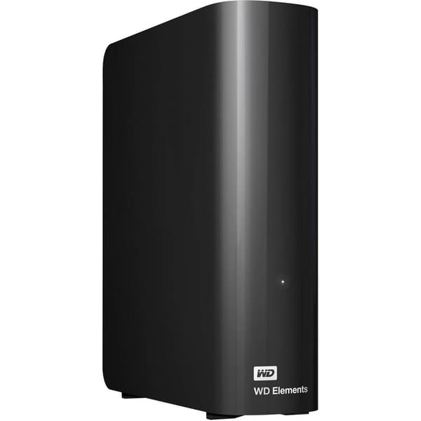 WD Elements 12 TB Extern hårddisk 3.5 USB 3.2 Gen 1 Svart WDBWLG0120HBK-EESN